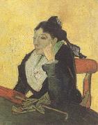 L'Arlesienne:Madame Ginoux wtih Books (nn04) Vincent Van Gogh